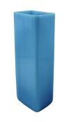 French Blue Opaline Glass Vase 