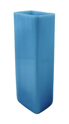 French Blue Opaline Glass Vase 