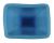 French Blue Opaline Glass Vase 