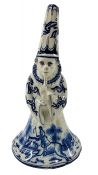 French Faience Wizard Bell