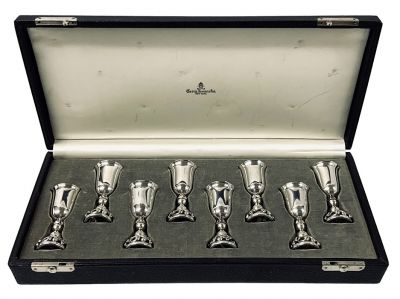 Georg Jensen / La Paglia Boxed Cordial Glasses Design # 100