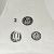 Georg Jensen Rope/Perle Sterling Silver Serving Pieces 