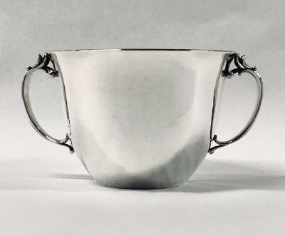 Georg Jensen Sterling Silver Two-Handled Bowl, Design # 456B