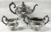 George IV Sterling Silver John & Thomas Settle Tea Set Dated 1823/4