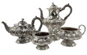 George IV Sterling Silver Tea Set, London 1828/9
