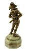 Georges Omerth Bronze Harlequin