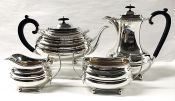 Georgian Style Sterling Tea Set Sheffield 1930