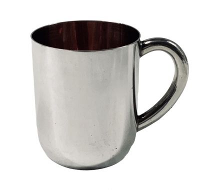 German 800 Fine Silver Christening Cup