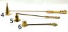Gilt Metal & Brass Candle Snuffers