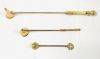 Gilt Metal & Brass Candle Snuffers
