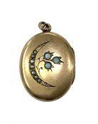 Gold Filled Locket, Engraved “MJL”
