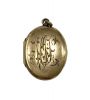 Gold Filled Locket, Engraved “MJL”