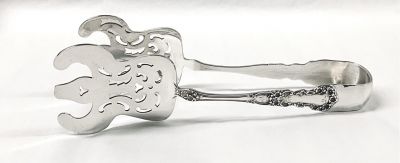 Gorham Buttercup Sterling Silver Asparagus Tongs
