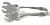 Gorham Buttercup Sterling Silver Asparagus Tongs
