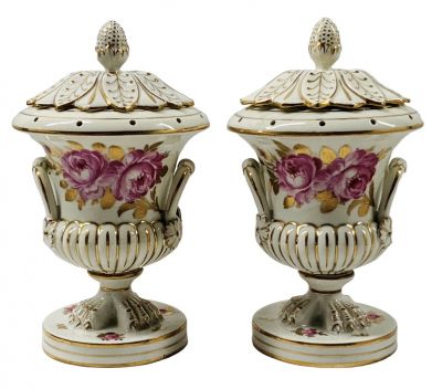 Grecian Urn Porcelain Incense Burners