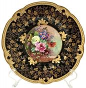 Hand Painted & Artist Signed A. Holland Wedgwood Cabinet Plate