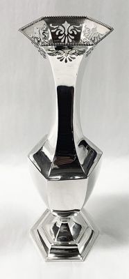 Howard Sterling Co. For Shreve, Crump & Low Sterling Silver Vase