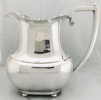 International Sterling Silver Water Pitcher