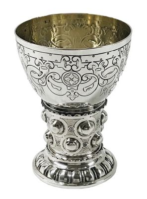 J. Tostrup 830 Fine Silver Goblet, Norway, 1904