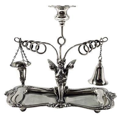 James Tufts Figural Letter Wax Sealing Stand