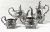 Joseph II & Albert Savory London 1846 Sterling Silver Tea Set