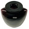 Kosta Boda Kjell Engman Black Amethyst Glass Vase
