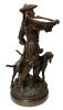 Lecourtier & Moreau Bronze Huntsman