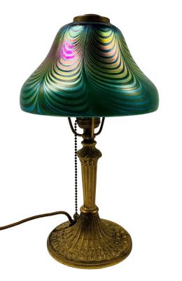 Loetz Attributed Table Lamp