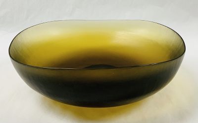 Ludovico Diaz De Santillana For Venini, Battuto Bowl 