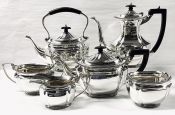 Mappin & Webb 6 Piece Tea Service Sheffield 1923/27