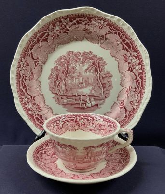 Mason’s Pink Vista Dinnerware 