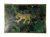 Mid Century Modern Mexican Mixed Metal Box With Jaguar Motif