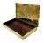 Mid Century Modern Mexican Mixed Metal Box With Swan Motif