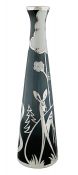 Mid Century Modern Rosenthal Silver Overlay Vase