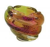 Milan Metelak Tri-Colour Glass Bowl