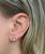 Modern Diamond Stud Earrings