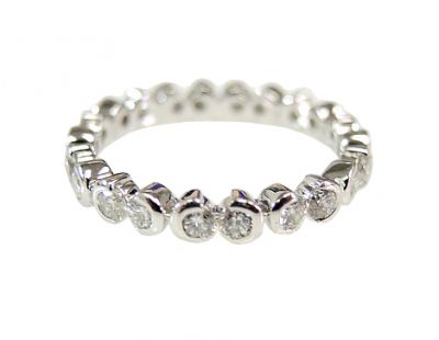 Modern Diamond Eternity Band