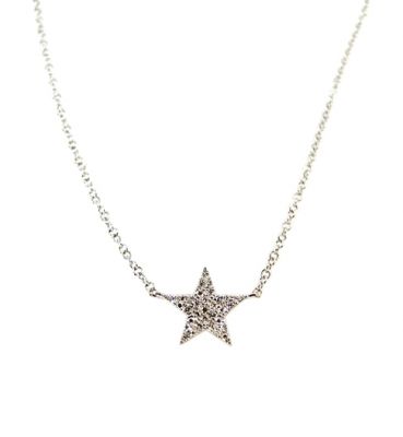 Modern Diamond Star Necklace