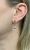 Modern Mother of Pearl, Ruby and Diamond Drop Earrings