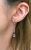 Modern Multi Gemstone Drop Earrings