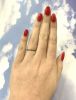 Modern Sapphire Eternity Band