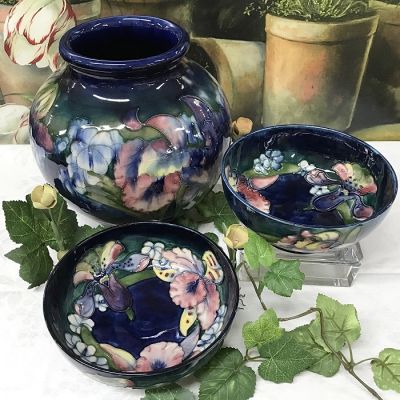 Moorcroft Orchid Pattern Art Pottery