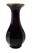 Moser Purple Crystal Vase