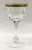 Moser “Lady Hamilton Gold Encrusted” Red Wine/Claret Glasses