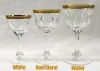 Moser “Lady Hamilton Gold Encrusted” Water Goblets