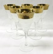 Moser “Splendid” Crystal White Wine Glasses