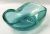 Murano Glass Bowl In Aqua Blue