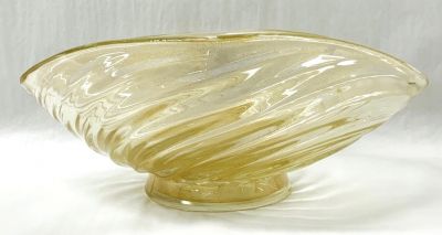Murano Gold Dust Diamond Shaped Bowl