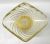 Murano Gold Dust Diamond Shaped Bowl