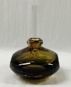Murano Sommerso Glass Perfume Bottle